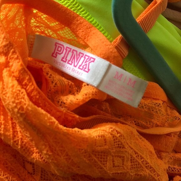 PINK Orange party bra - Picture 3 of 3